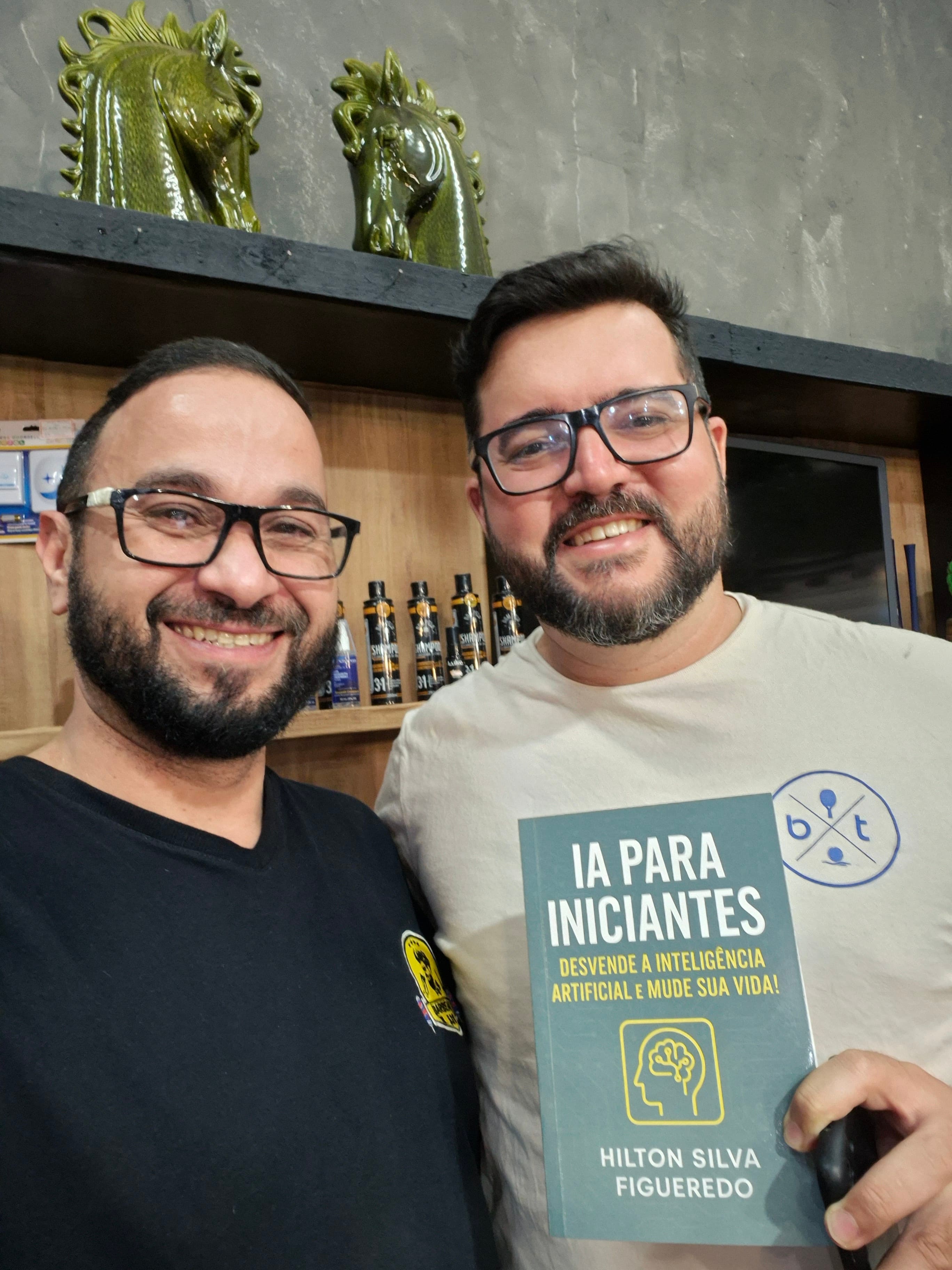 Leitor 13 com o livro IA para Iniciantes